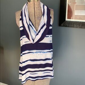 ella moss cowl neck racerback halter, XS